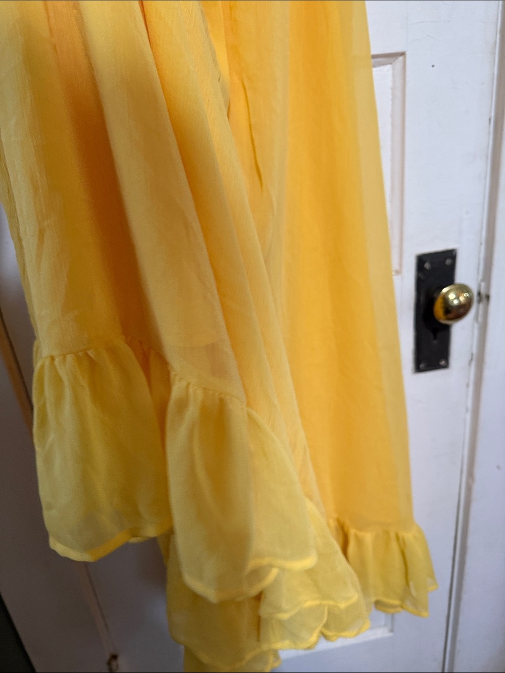 Yellow Ruffle Sundress - Unbranded - Picture 5 of 7